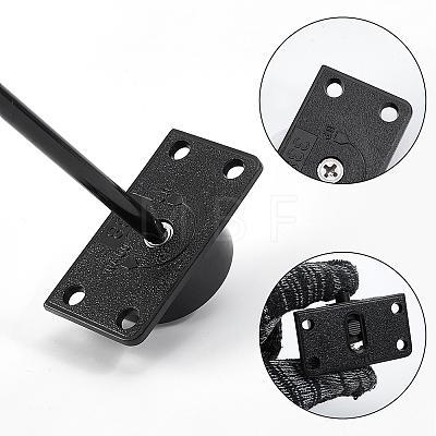 4 Bags Zinc Alloy Door Push-Pull Wheel FIND-WR0013-08-1