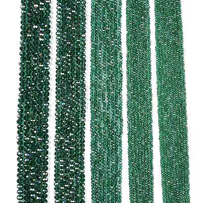 Electroplate Glass Beads Strands LS-EGLA-A044-T3mm-B18-1