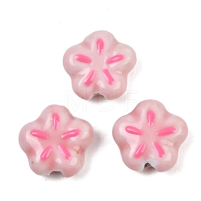 Handmade Porcelain Enamel Beads PORC-G016-07M-1