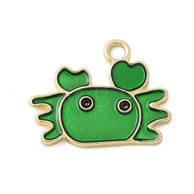 Alloy Enamel Pendants ENAM-A009-03G-A02-1