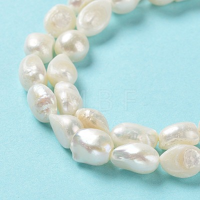 Natural Keshi Pearl Beads Strands PEAR-Z002-19-1