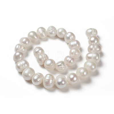 Natural Cultured Freshwater Pearl Beads Strands X-PEAR-S012-53-1