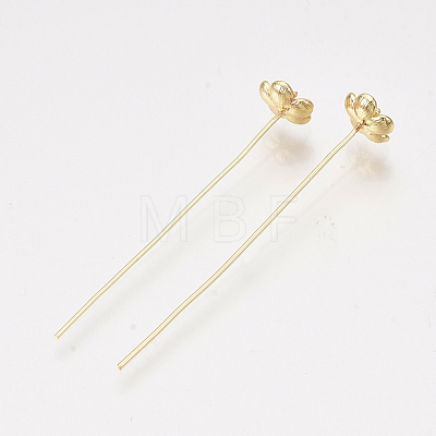 Brass Pins X-KK-T038-589G-NF-1