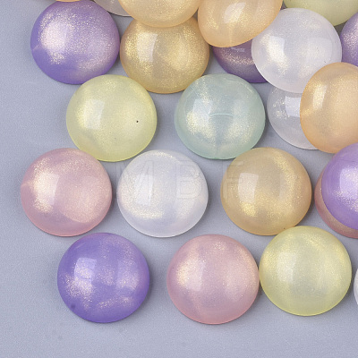 Transparent Acrylic Cabochons ACAB-R002-01-1