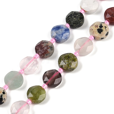 Natural Mixed Gemstone Beads Strands G-C116-A20-01-1