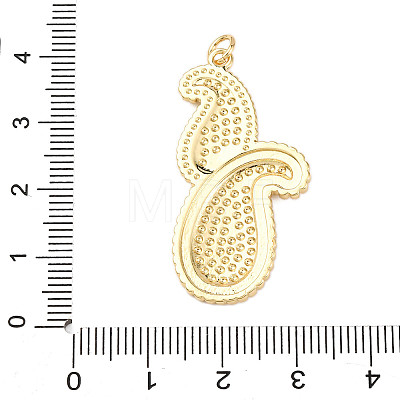 Brass Enamel Pendants KK-K408-43B-02-1