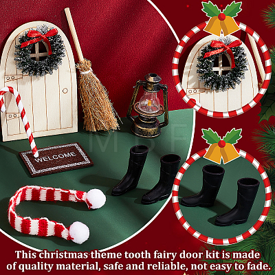 Christmas Theme Mini Display Decoration Kit AJEW-WH0291-32-1