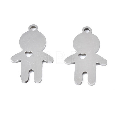 Non-Tarnish 201 Stainless Steel Pendants STAS-T044-268P-1