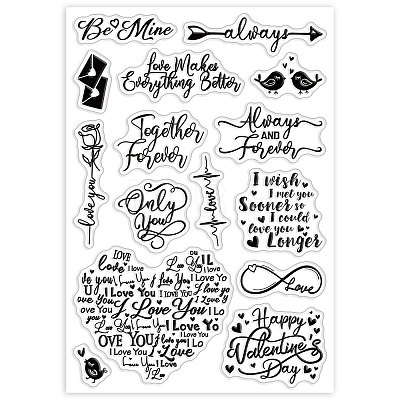 Custom PVC Plastic Clear Stamps DIY-WH0618-0005-1