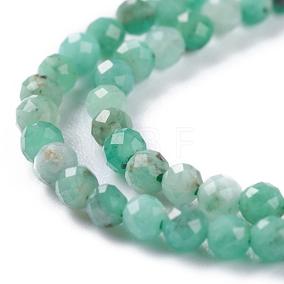 Natural Emerald Beads Strands G-A026-A01-3mm-1