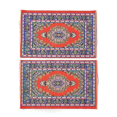 Silk Miniature Ethnic Style Carpets MIMO-PW0001-008A-1