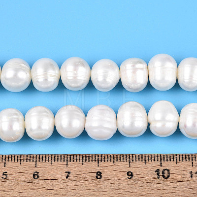 Natural Cultured Freshwater Pearl Beads Strands PEAR-N013-10D-01-1