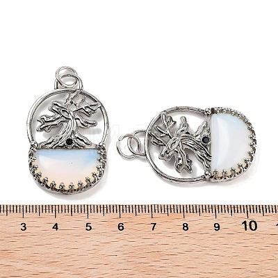 Opalite Bag Pendants G-Q163-06AS-02-1