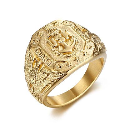 304 Stainless Steel Finger Rings for Men WG95800-02-1