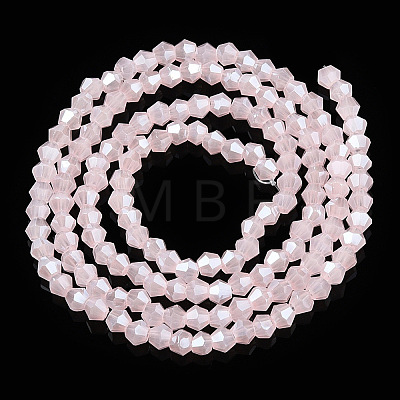 Imitation Jade Electroplate Glass Beads Strands EGLA-A039-J2mm-A07-1