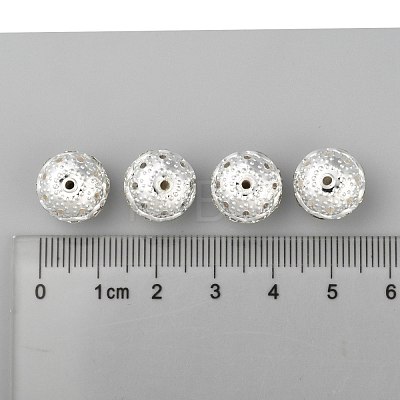 Brass Rhinestone Beads RB-A011-12mm-01S-1