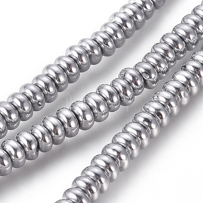 Non-magnetic Synthetic Hematite Beads Strands X-G-G826-02P-4mm-1