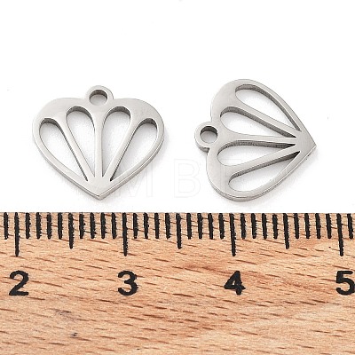 316 Surgical Stainless Steel Charms STAS-Q314-11P-1