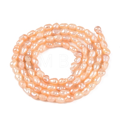 Natural Cultured Freshwater Pearl Beads Strands PEAR-N012-02H-01-1