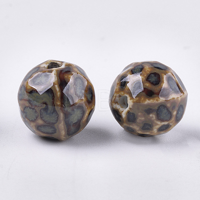 Handmade Porcelain Beads X-PORC-S498-22I-1