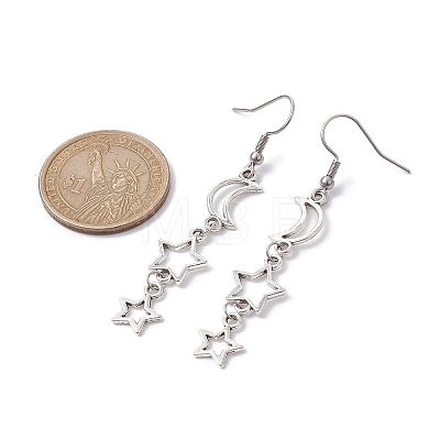 Alloy Dangle Earrings EJEW-JE05620-1