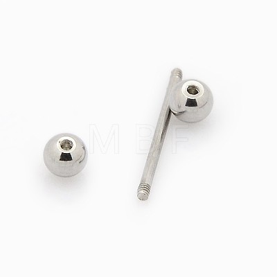 316L Surgical Stainless Steel Tongue Rings AJEW-P002-02-1