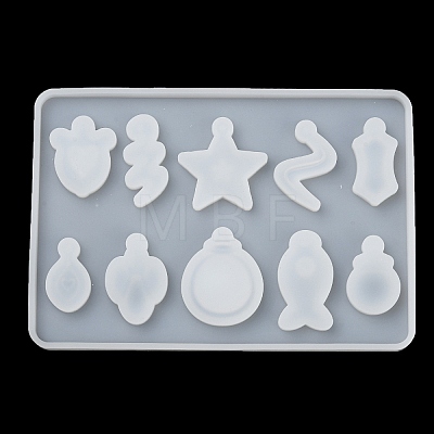 Geometrical Shape DIY Pendant Silicone Molds LS-DIY-E070-01B-1