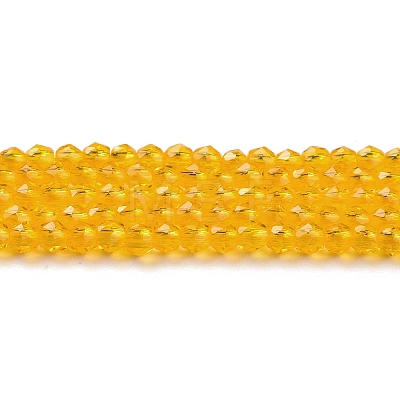 Transparent Glass Beads Strands GLAA-H021-03-06-1