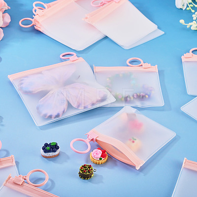 24Pcs 3 Styles Transparent EVA Resealable Bags with Rings ABAG-TA0002-26-1