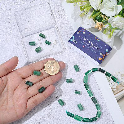 2 Strands Natural Fuchsite Beads Strands G-SC0003-85-1