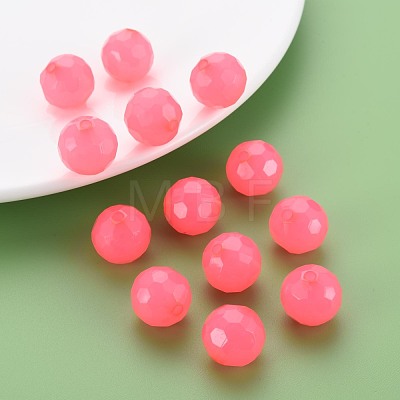 Imitation Jelly Acrylic Beads MACR-S373-97C-E09-1