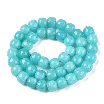 Dyed Natural White Jade Beads Strands G-T138-S10-1