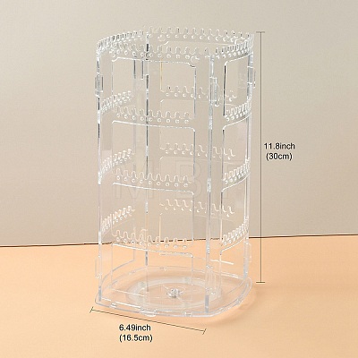 Rotating Acrylic Earring Display Stands EDIS-N010-03-1