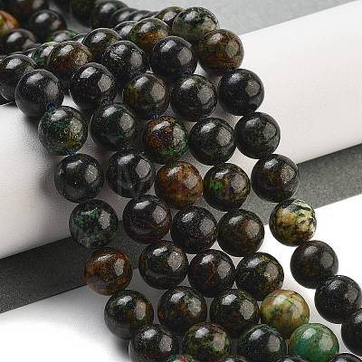 Natural Azurite Beads Strands G-Z063-A04-02-1