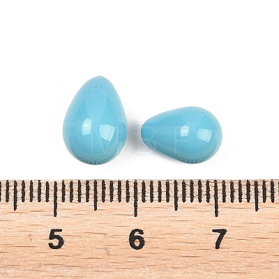Electroplate Opaque Glass Beads GLAA-A044-02B-1