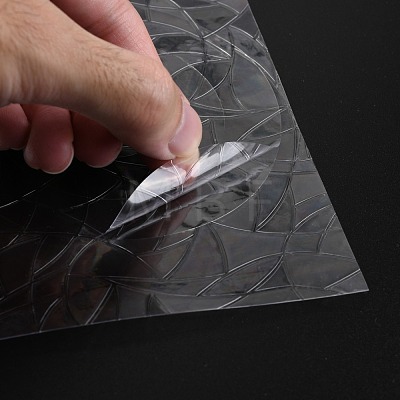 PVC Self-Adhesive Window Stickers DIY-I050-04-1