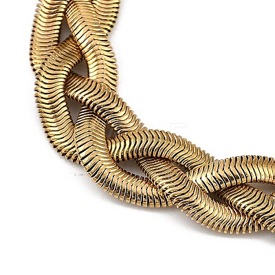 304 Stainless Steel Bracelets for Women BJEW-U012-01G-1