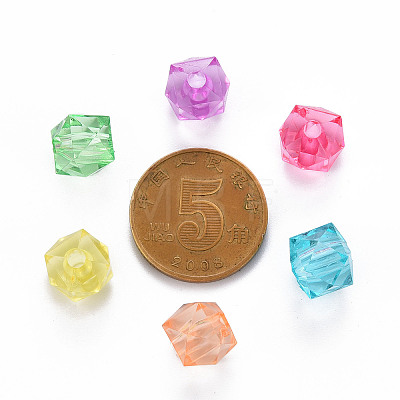 Transparent Acrylic Beads TACR-Q259-10mm-V-01-1