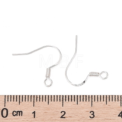 925 Sterling Silver Flat Coil Earwire LS-STER-S002-53-1