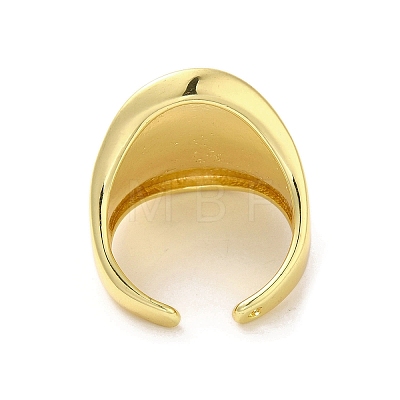 Rack Plating Brass Finger Ring RJEW-C072-21G-1
