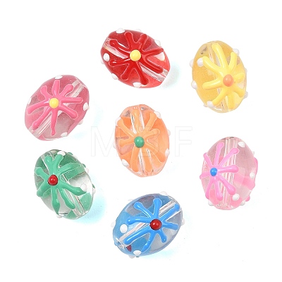 Transparent Glass Enamel Beads GL-CBA4370-11-1
