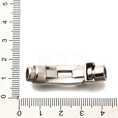 304 Stainless Steel Magnetic Clasps STAS-R140-08P-1