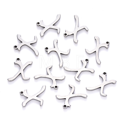 Tarnish Resistant 201 Stainless Steel Charms STAS-R105-X-1
