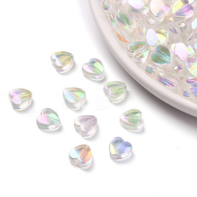 Eco-Friendly Transparent Acrylic Beads TACR-YW0001-06-1