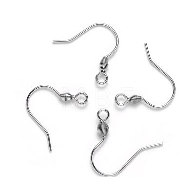 304 Stainless Steel Earring Hooks STAS-S111-011-1