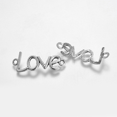 Gift Idea for Valentines Day to Girlfriend Tibetan Style Links connectors LS-X-TIBE-C056-AS-FF-1