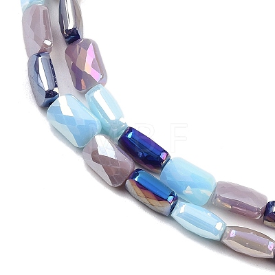 Electroplate Glass Beads Strands EGLA-D300-05-07-1