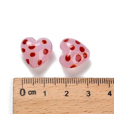 Handmade Lampwork Enamel Beads LAMP-B030-02B-02-1