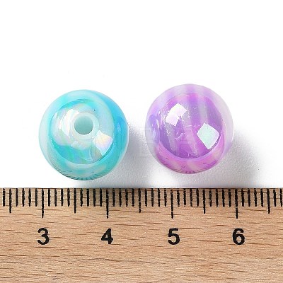 AB Color Plated Acrylic Beads SACR-I005-13B-1