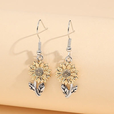 Alloy Dangle Earrings for Women WG164F9-01-1